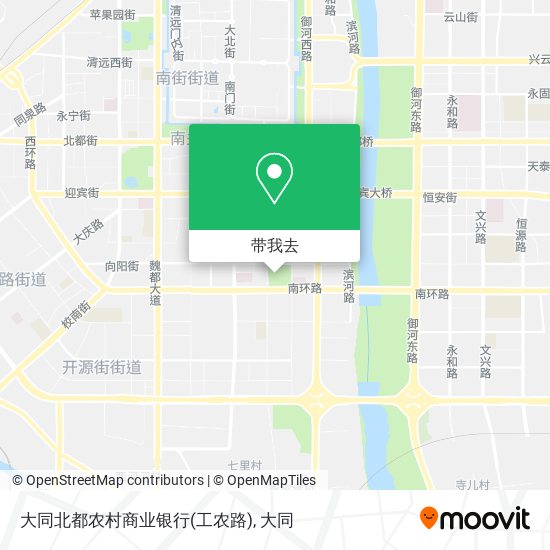 大同北都农村商业银行(工农路)地图