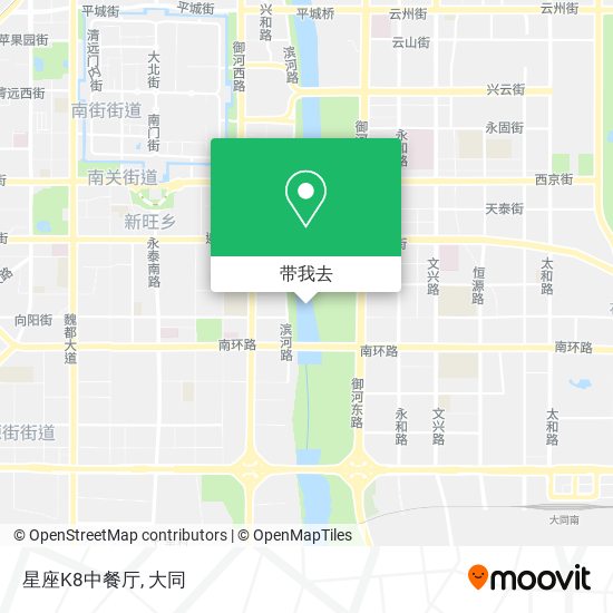 星座K8中餐厅地图