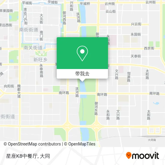 星座K8中餐厅地图