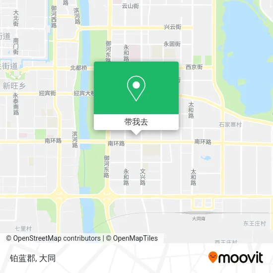 铂蓝郡地图