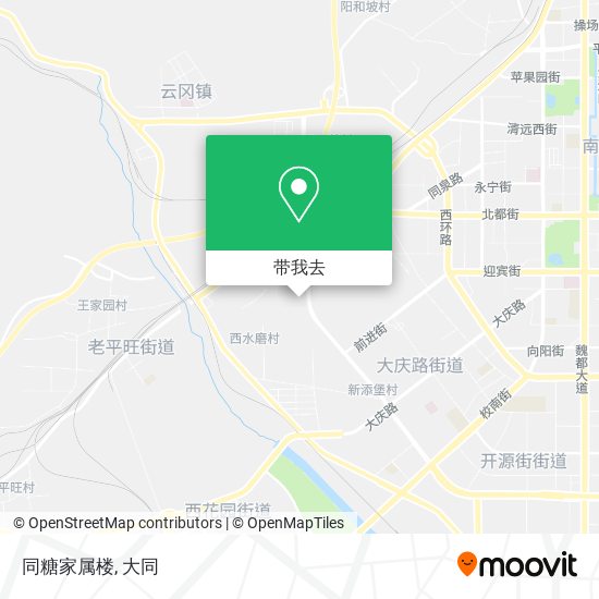 同糖家属楼地图