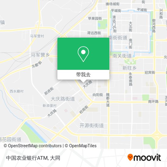 中国农业银行ATM地图