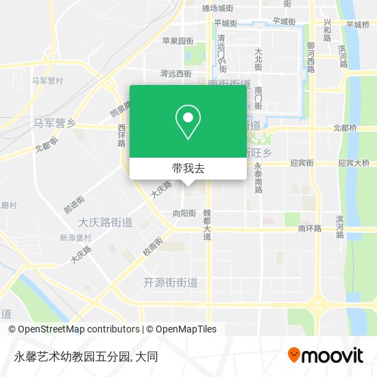 永馨艺术幼教园五分园地图