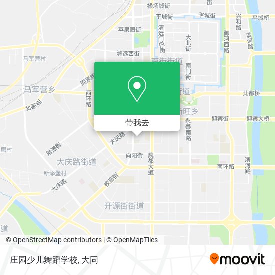 庄园少儿舞蹈学校地图