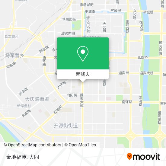金地福苑地图