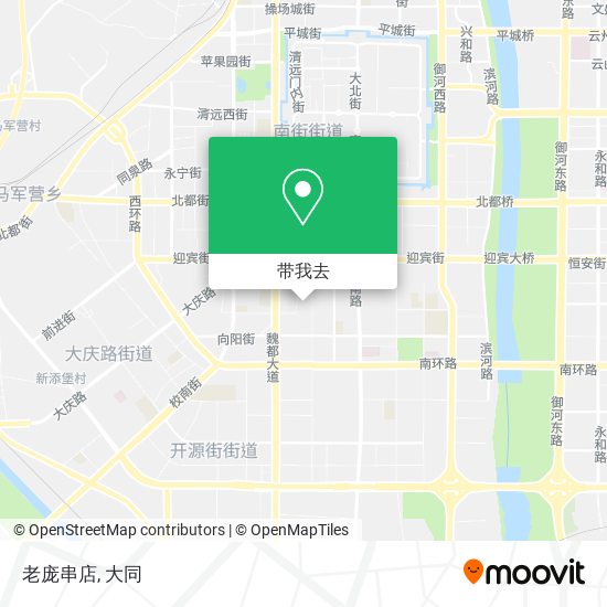老庞串店地图
