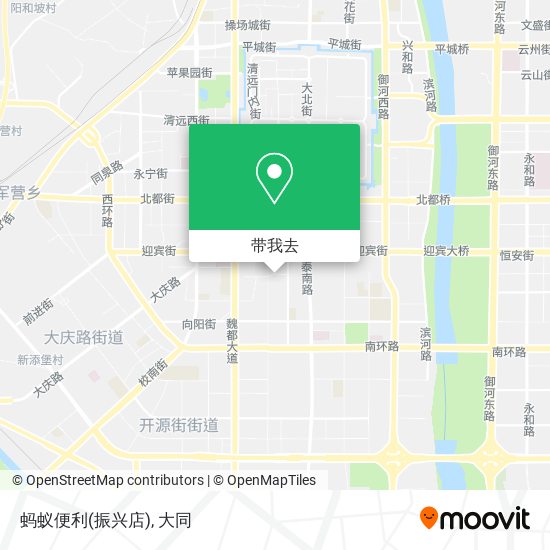 蚂蚁便利(振兴店)地图