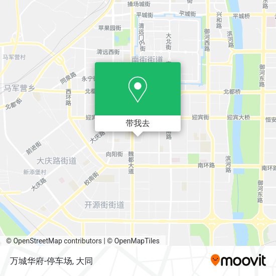 万城华府-停车场地图