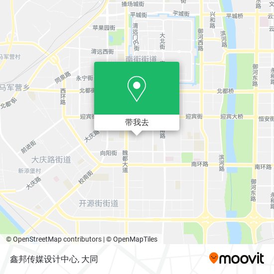 鑫邦传媒设计中心地图
