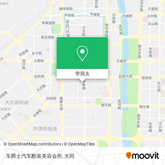车爵士汽车酷装美容会所地图