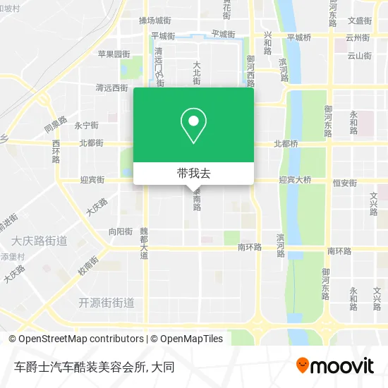 车爵士汽车酷装美容会所地图