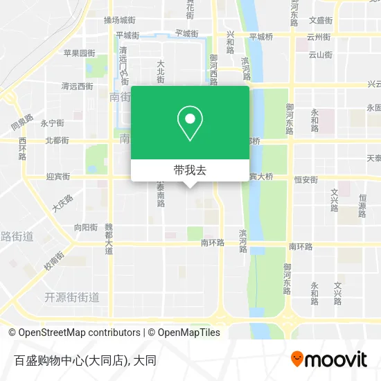 百盛购物中心(大同店)地图