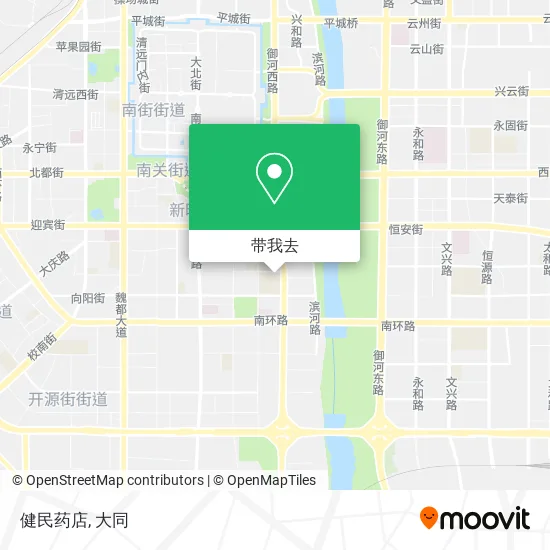 健民药店地图