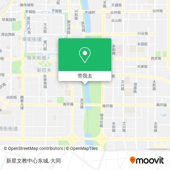 新星文教中心东城地图