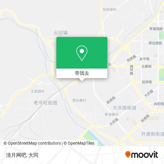 清月网吧地图