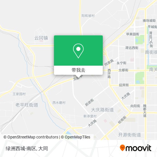 绿洲西城-南区地图
