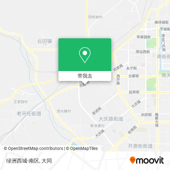 绿洲西城-南区地图