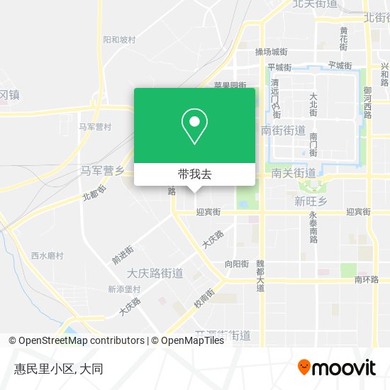 惠民里小区地图