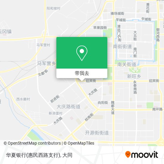 华夏银行(惠民西路支行)地图