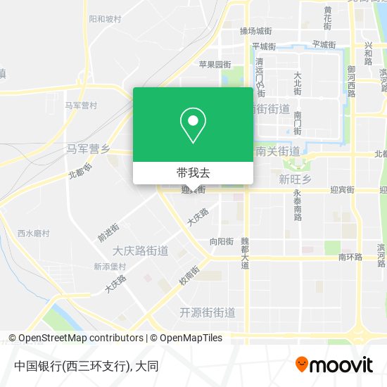中国银行(西三环支行)地图