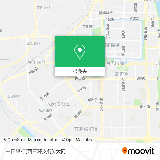 中国银行(西三环支行)地图
