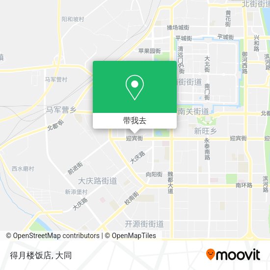 得月楼饭店地图