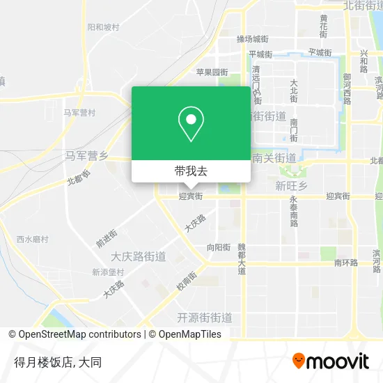 得月楼饭店地图