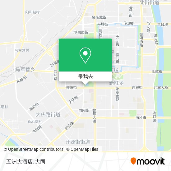 五洲大酒店地图