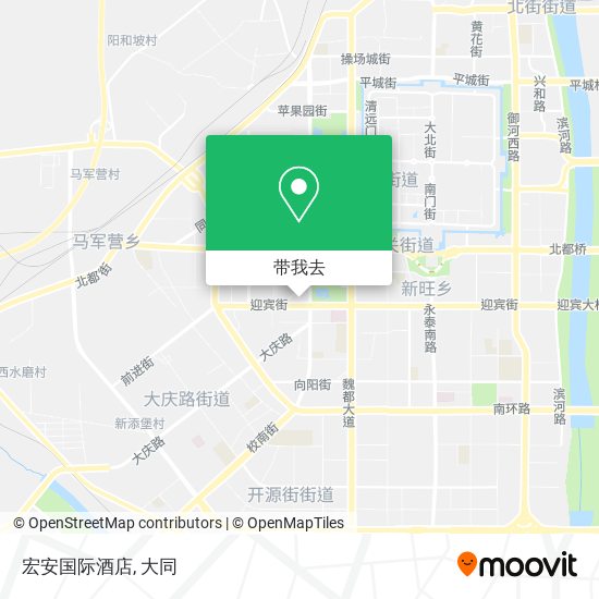 宏安国际酒店地图