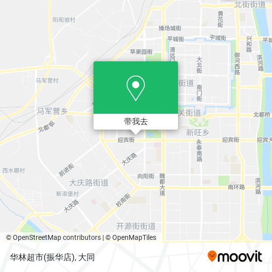 华林超市(振华店)地图