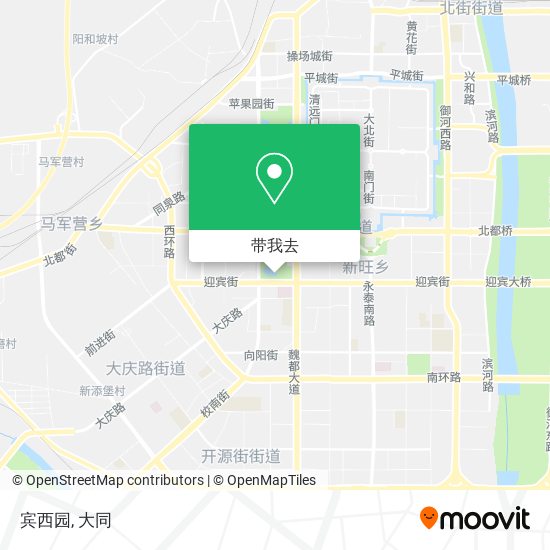 宾西园地图