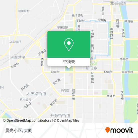 晨光小区地图