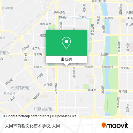 大同市前程文化艺术学校地图