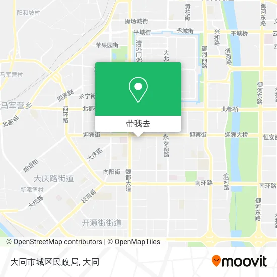 大同市城区民政局地图