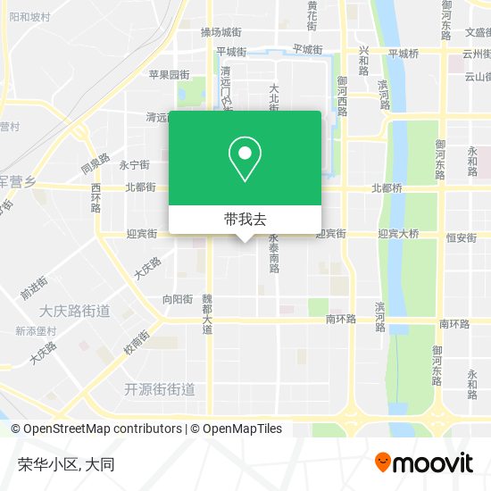 荣华小区地图