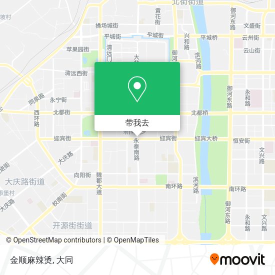 金顺麻辣烫地图