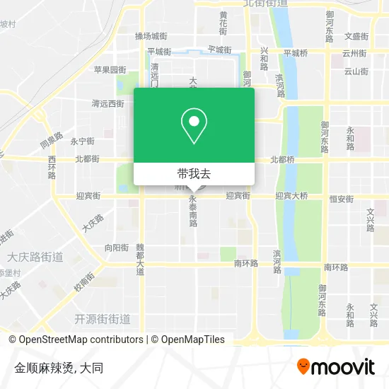 金顺麻辣烫地图