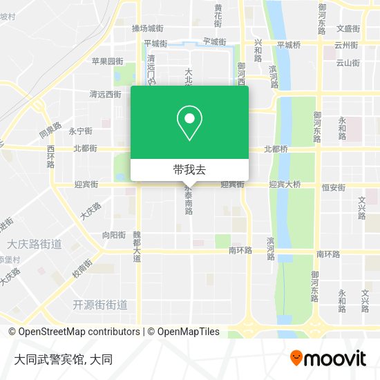 大同武警宾馆地图