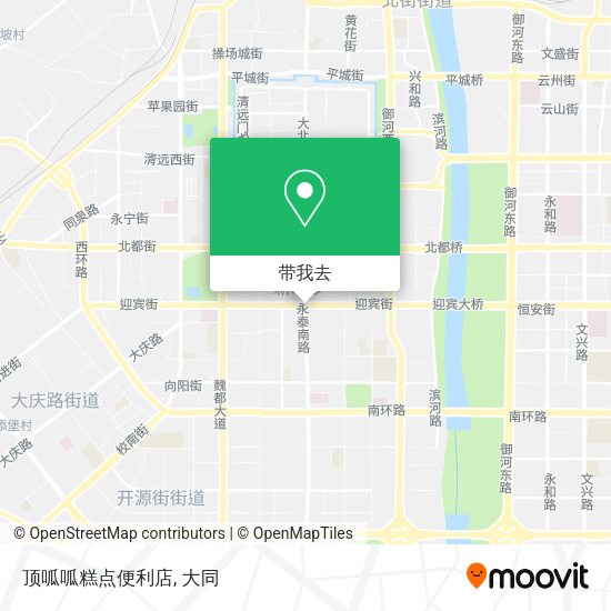 顶呱呱糕点便利店地图