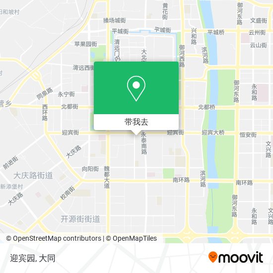 迎宾园地图