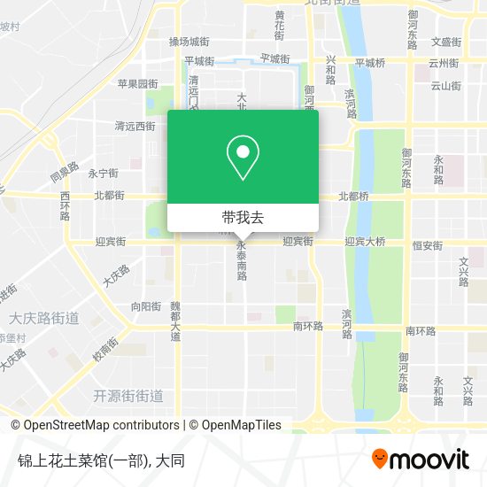 锦上花土菜馆(一部)地图