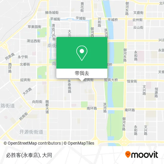 必胜客(永泰店)地图