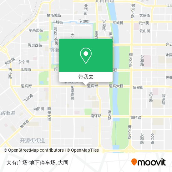 大有广场-地下停车场地图