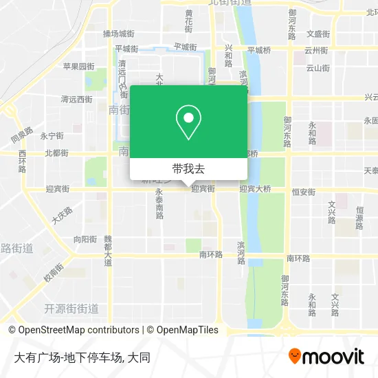 大有广场-地下停车场地图