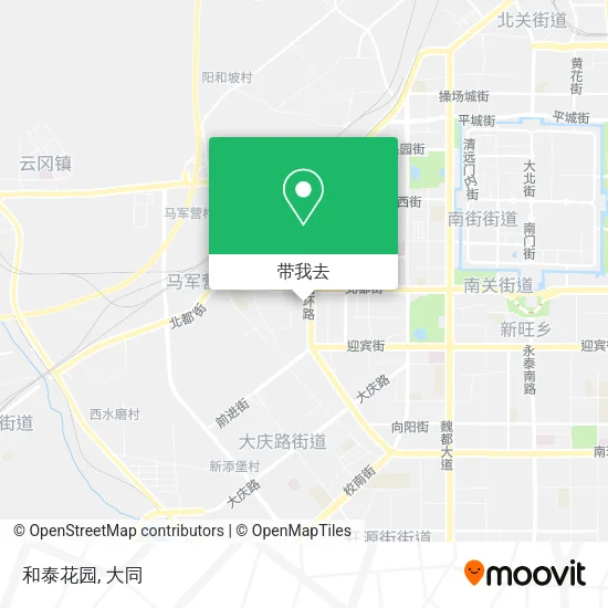 和泰花园地图