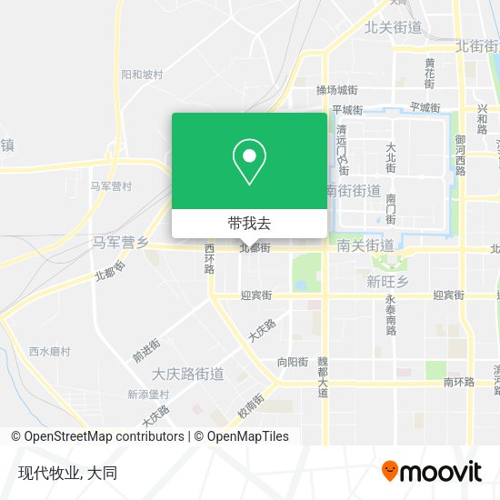 现代牧业地图