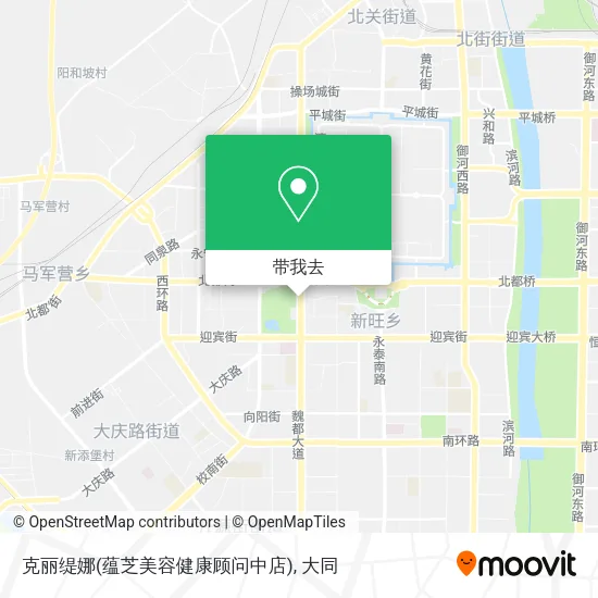 克丽缇娜(蕴芝美容健康顾问中店)地图