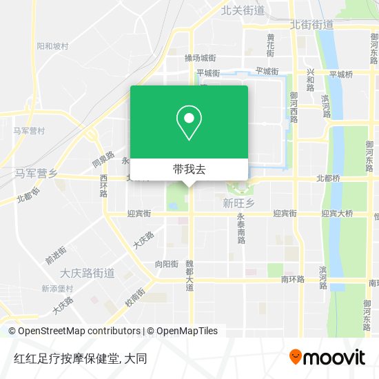 红红足疗按摩保健堂地图