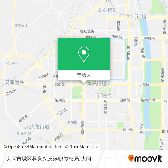 大同市城区检察院反渎职侵权局地图