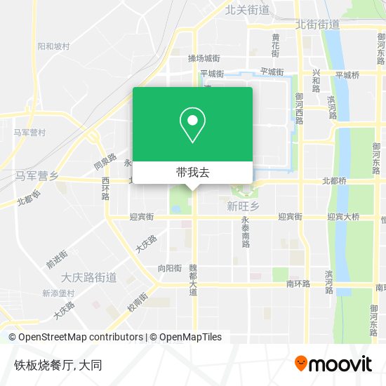 铁板烧餐厅地图